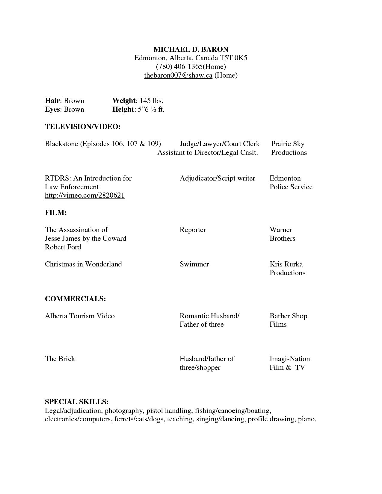 acting resume sample for beginners on beginner acting resume sample free resume templates acting resume acting resume template resume template