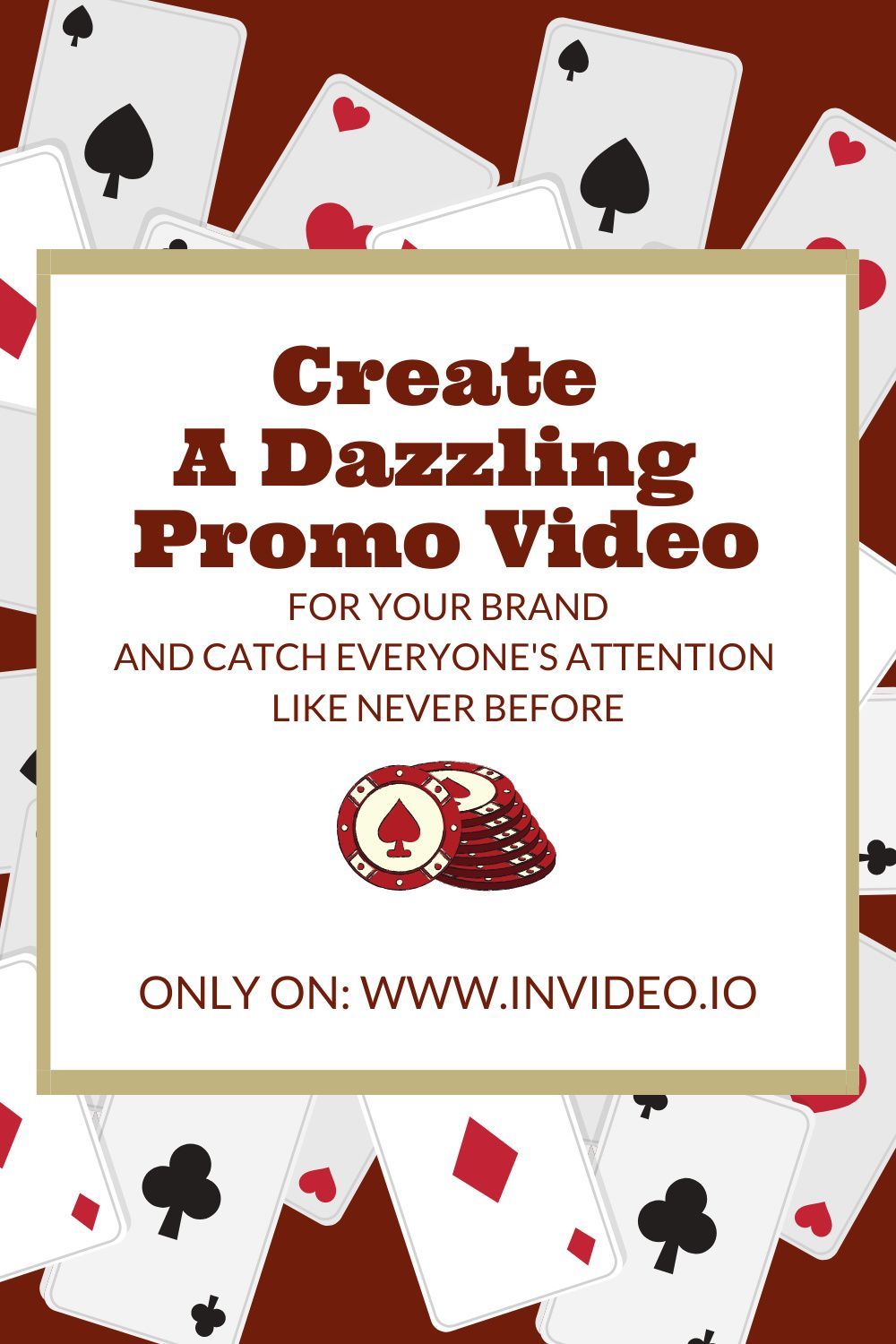 video editor service on online casino ad video template by invideo in 2021 promo videos pinterest video video online