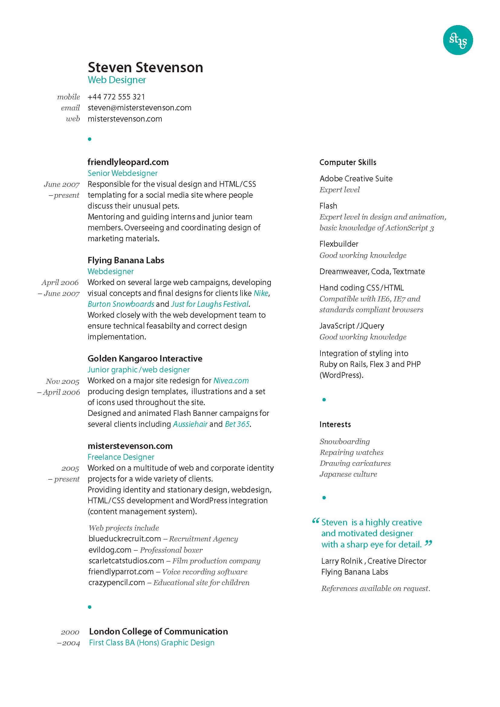 22 inspirational creative resume cv designs bootstrap graphic design resume resume design resume layout graphic design resume skills on 22 inspirational creative resume cv designs bootstrap graphic design resume resume design resume layout